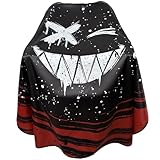 Barber Capes for Men Hair Cutting Capes with Snaps Salon Capes for Stylists Waterproof Hairdresser Gown Cape- 63”× 56”(Black)