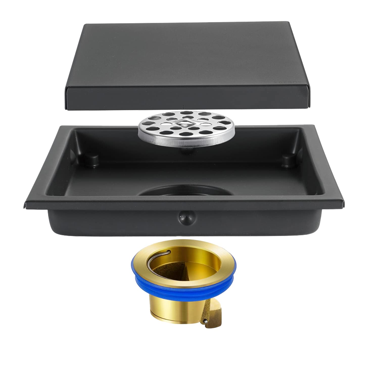 Drain de sol design pour cuisine, salle de bain et sous-sol