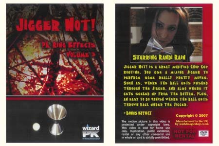 Jigger Not! (PK Ring Effects Volume 3) by Randi Rain - DVD