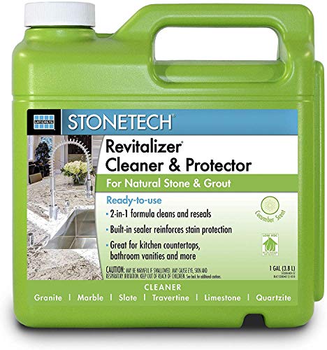 StoneTech RTU Revitalizer, Cleaner & Protector for Tile & Stone, 1-Gallon (3.785L), Cucumber Scent by StoneTech