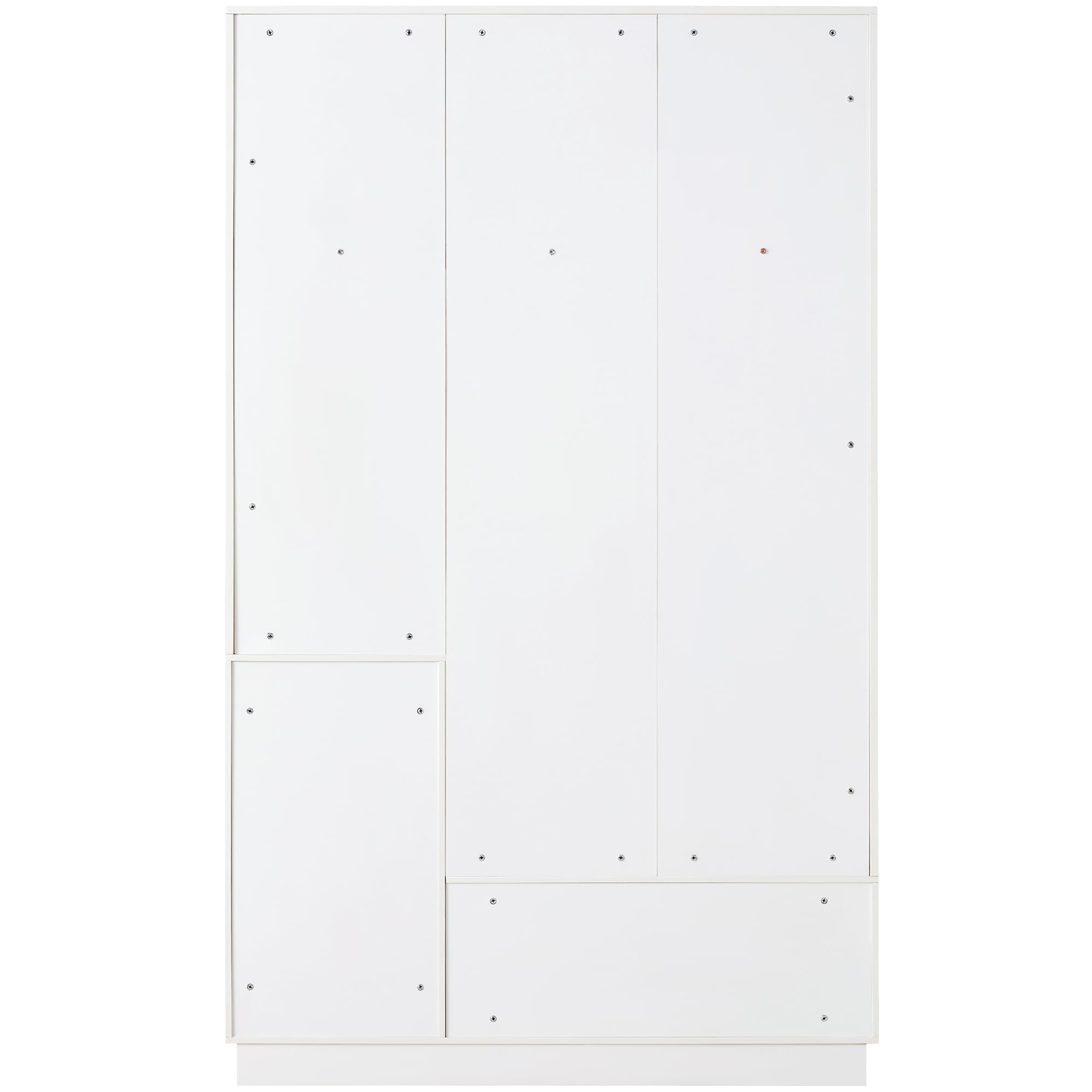 H200/B120/T40 cm con banco y zapatero, banco de almacenamiento multifuncional con 3 ganchos colgantes y espacio de almacenamiento abierto, almacenamiento rectangular y estantes para pasillo, color