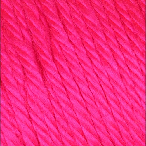 Image of Caron Simply Soft Neon Pink Yarn - 3 Pack of 170g /6oz - Acrylic - 4 Medium (Worsted) - 315 Yards - Knitting /Crochet