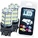 QuickFitLED (2 Pieces) Pair Direct Fit 54-SMD LED Car White Reverse Tail Back Up Lights For 3156 3157 3057 3757 4114 4157 T20