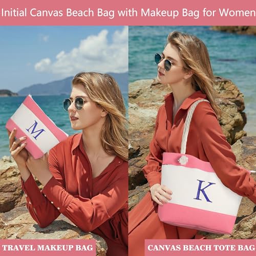 Bolso Tote de Lona para Playa para Mujer miniatura 2