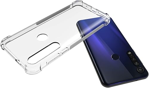 Miniatura 3 de Funda para Moto G8 Plus Clear TPU Motorola G8+Cuatro Esquinas Cubierta Protectora Transparente Suave Funda