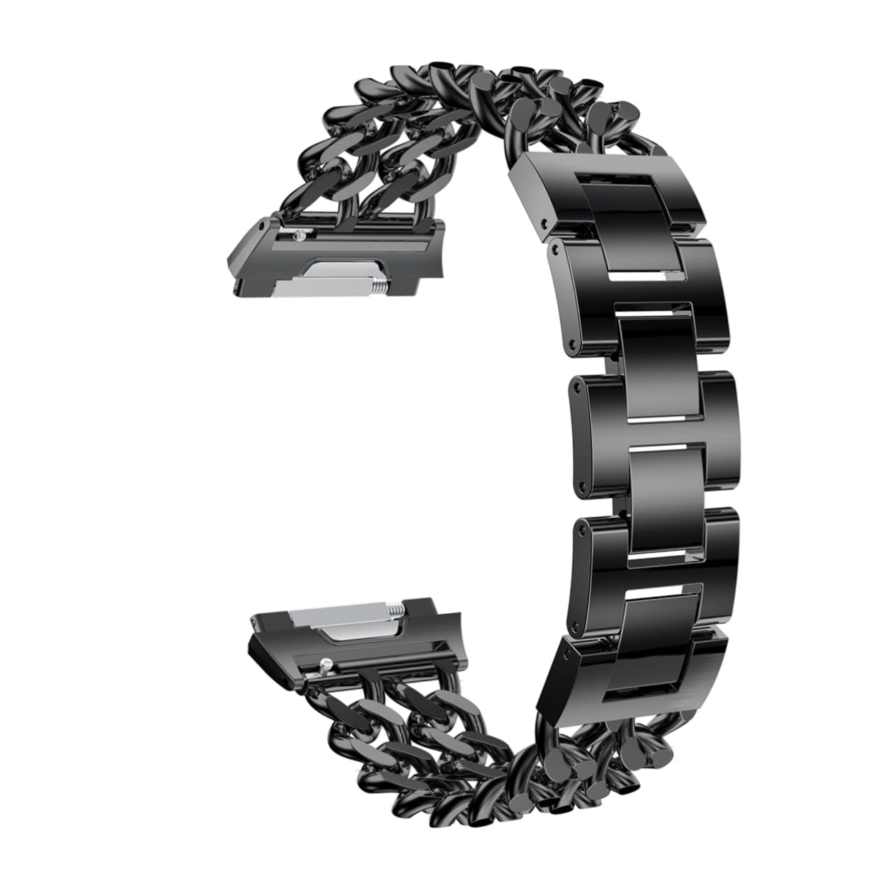Artibetter 3 Pièces Bracelet De Montre À Chaîne À Double Rangée Bracelet De Montre Intelligente Noir