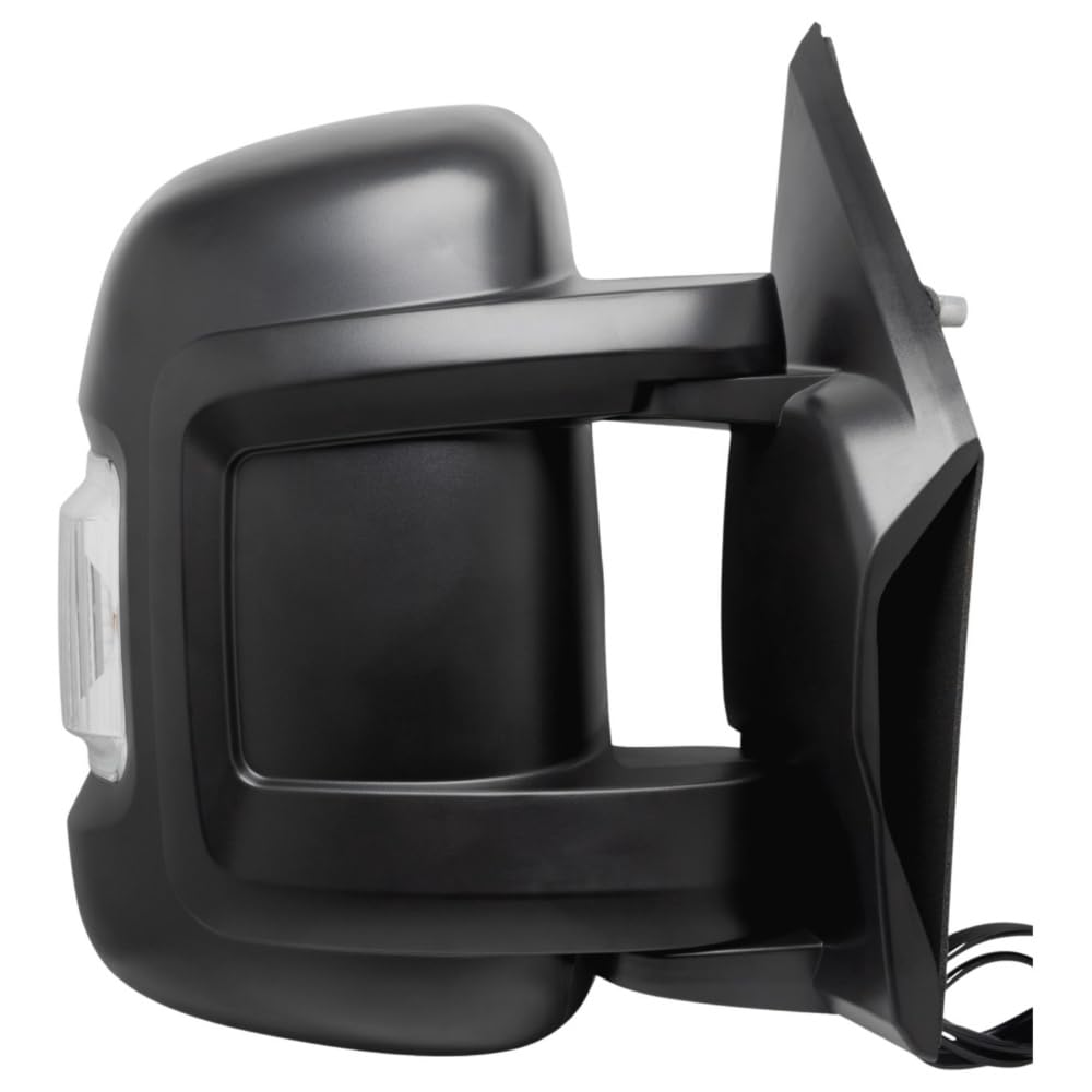 DinDoong Passenger Side Mirror for Ram for ProMaster 1500/2500/3500 Base 14-19 for ProMaster 2500 Ventanas 17-19 W/Manual Folding Heated 8Wire (Black)