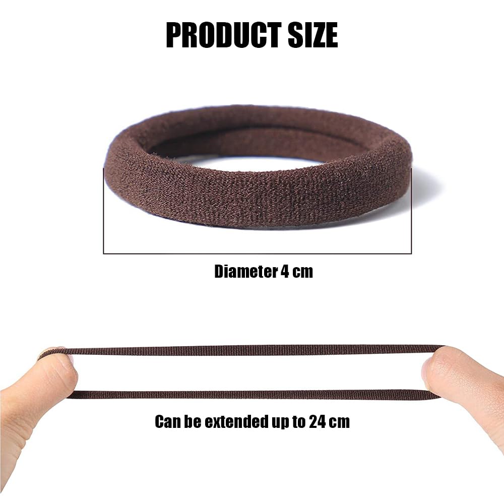 TRKETK 100 Pcs Elastic Hair Bands - Image 2