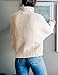ZESICA Women's Turtleneck Batwing Sleeve Loose Oversized Chunky Knitted Pullover Sweater Jumper Tops Apricot