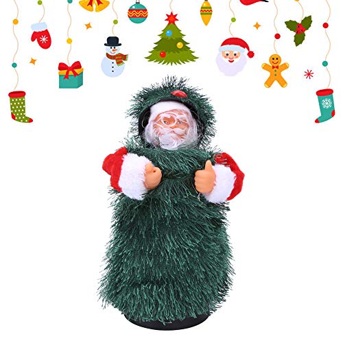 Fournyaa Elektrische dansende muziek kerstboom pop, kerstpop, kerstdecoratie, decoratief voor kerst Desktop Ornament… - Afbeelding 7