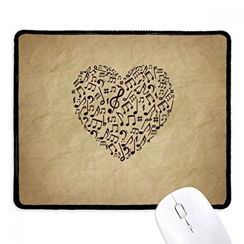 Mousepad de música negro para un setup de juego organizado y elegante