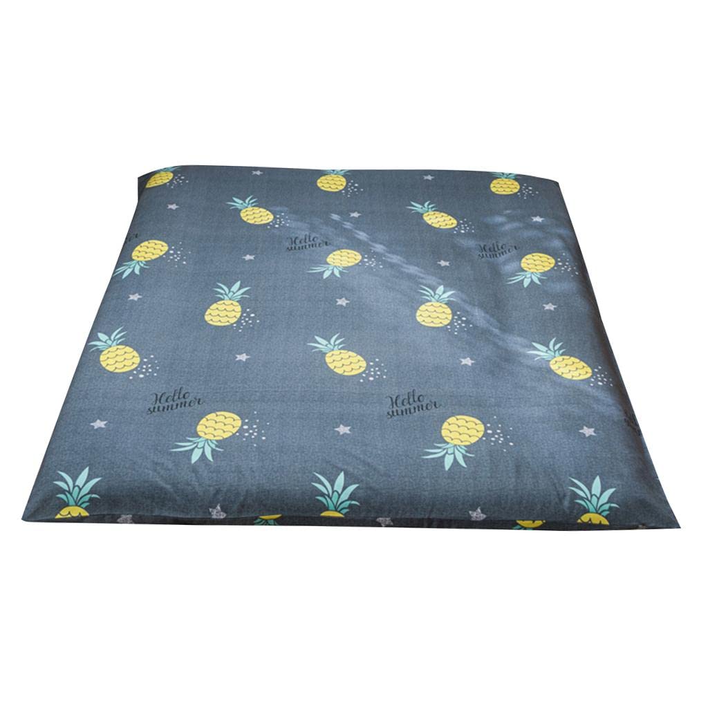 MYADDICTION Comfortable Tatami Floor Mat Cover Bedspread Full Cover 35x79 Inch Pineapple-image-16