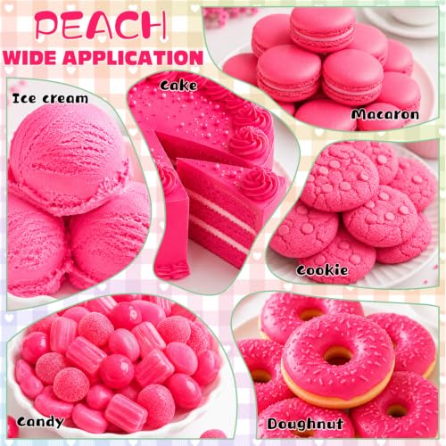 Image of Peach Natural Food Coloring - 50ml Plant Based Food Dye, No FD&C & Artificial Dyes, Gluten-Free, Food-Grade, Vibrant Liquid Colors for Icing, Baking, Cake Decorating, Frosting, Fondant, Slime - 1.69 Fl.Oz Bottles