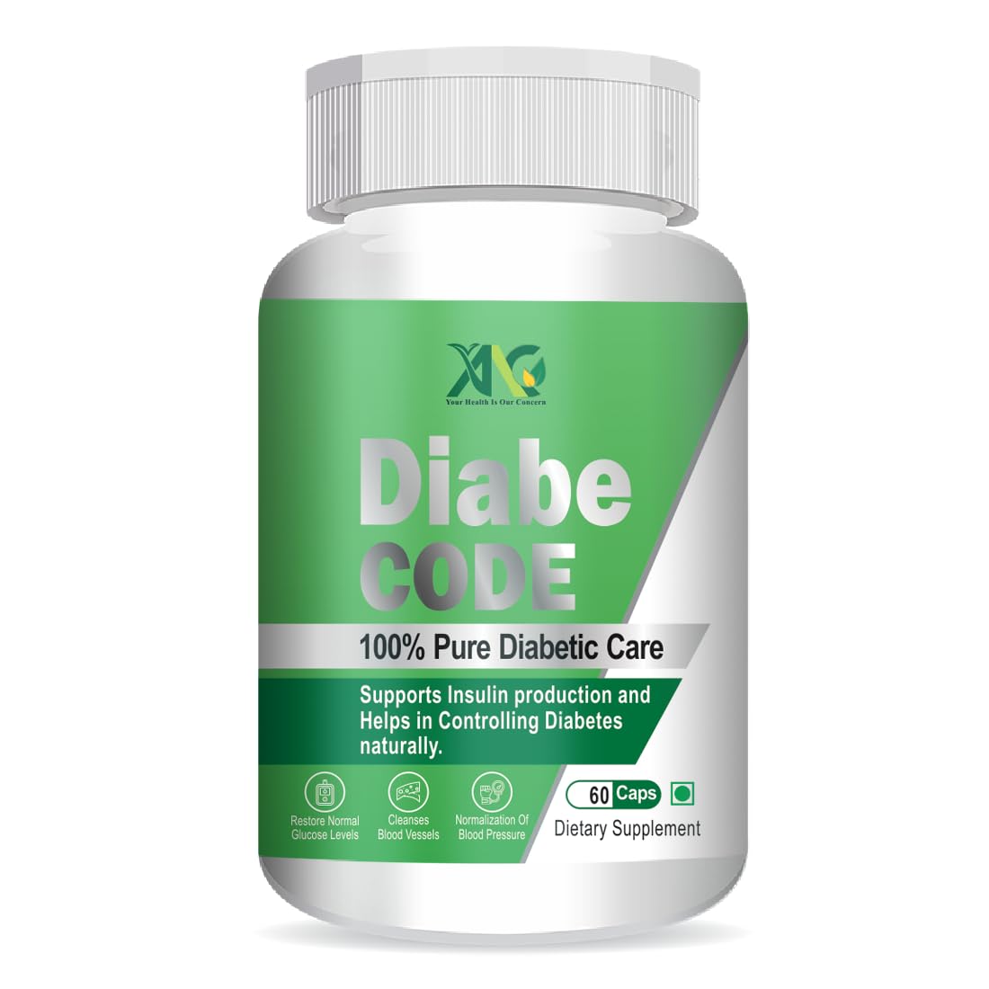 ANC DiabeCode 750mg (60 Capsules) Support Endocrine Health & Diabetes Control Insulin Resistance | Supports Healthy Energy | Normalize Blood Sugar (DiabeCode) (B0CM3CHMHK) Amazon Price History, Amazon Price Tracker
