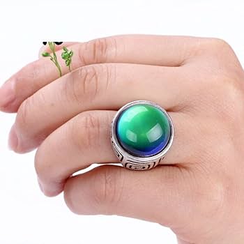 Amazon.co.jp: 2pcsヴィンテージリング指輪のセット色を変える