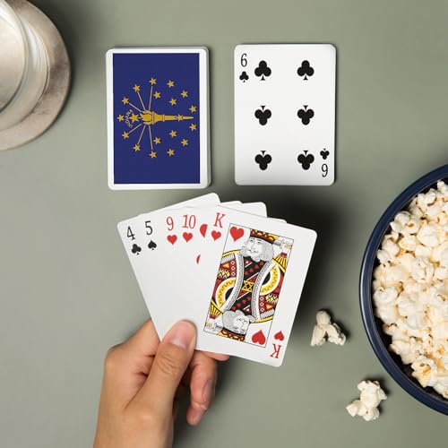 Naipes Poker Indiana State Flag 52 cartas para adultos miniatura 2