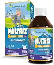 MULTRIX (Xarope Infantil com Vitaminas de A a Z) 120ml - Flora Nativa Sabor:Laranja