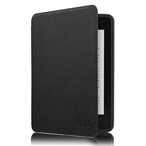 WB Capa Kindle 10a geração - Ultra Leve Auto Hibernação Sensor Magnético Silicone Flexível - Preta (Não Compatível com Paperwhite 10ª Geração)