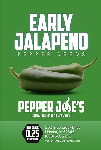 Miniatura 4 de Pepper Joe's Paquete de 3 semillas de jalapeño  3 variedades esenciales de jalapeño para cultivar en tu jardín  Jalapeno temprano, jalapeño