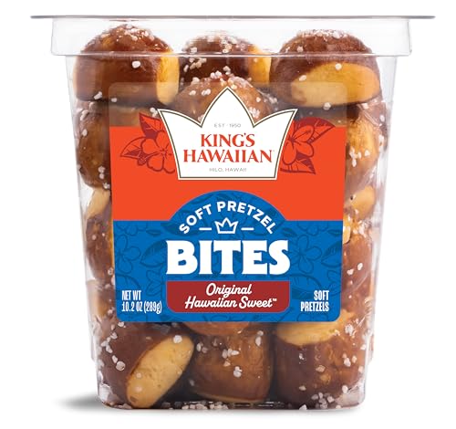 King's Hawaiian Original Hawaiian Sweet Soft Pretzel Bites, 10.2 oz