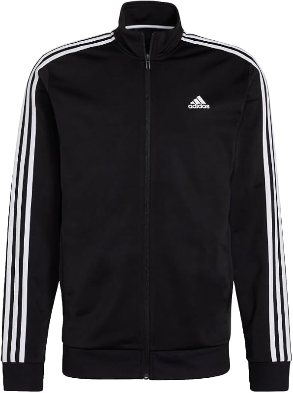 adidas Essentials Warm-up - remera de chándal para hombre con 3 rayas