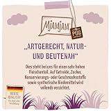 MjAMjAM - Premium Nassfutter für Katzen - Purer Fleischgenuss - leckeres Wildschwein pur, 6er Pack (6x400g), getreidefrei