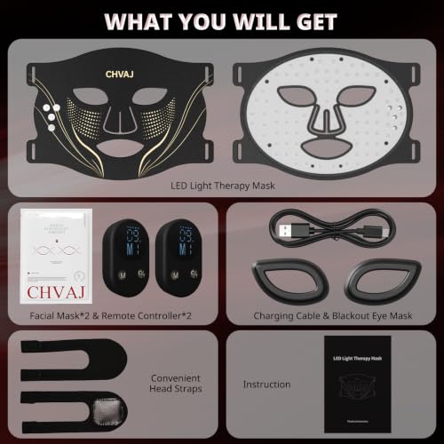 LED Red Light Therapy Mask DROPS TO - image 9