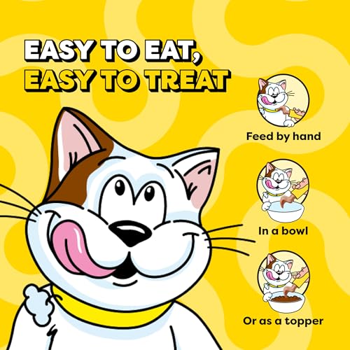 Temptations Creamy Puree Squeezable Lickable Cat Treats, Wet Cat Treats with Chicken, 0.42 oz. Tubes, 24 Count