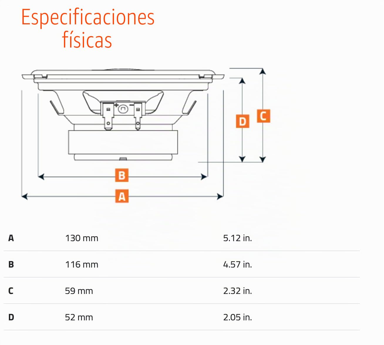 Hertz K 130 – Sistema de Altavoces de 2 vías de 130 mm con Tweeter Separado Pei, woofer de Papel prensado y Crossover pasivo, 180 W máx