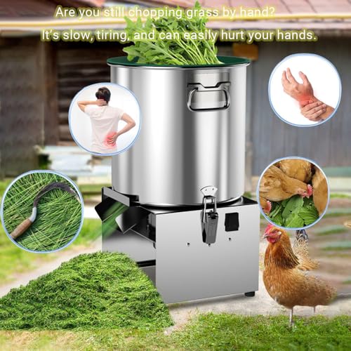 Trituradora de acero inoxidable para vegetales y forrajes miniatura 2