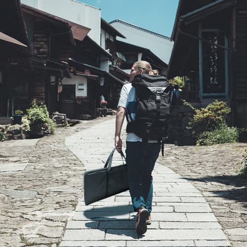 Finger Dance 61 Key Keyboard, Folding Piano, Semi Weighted Keys Portable Piano, Bluetooth & Midi, Foldable Keyboard Piano For Beginner - Deep Black #TOP6