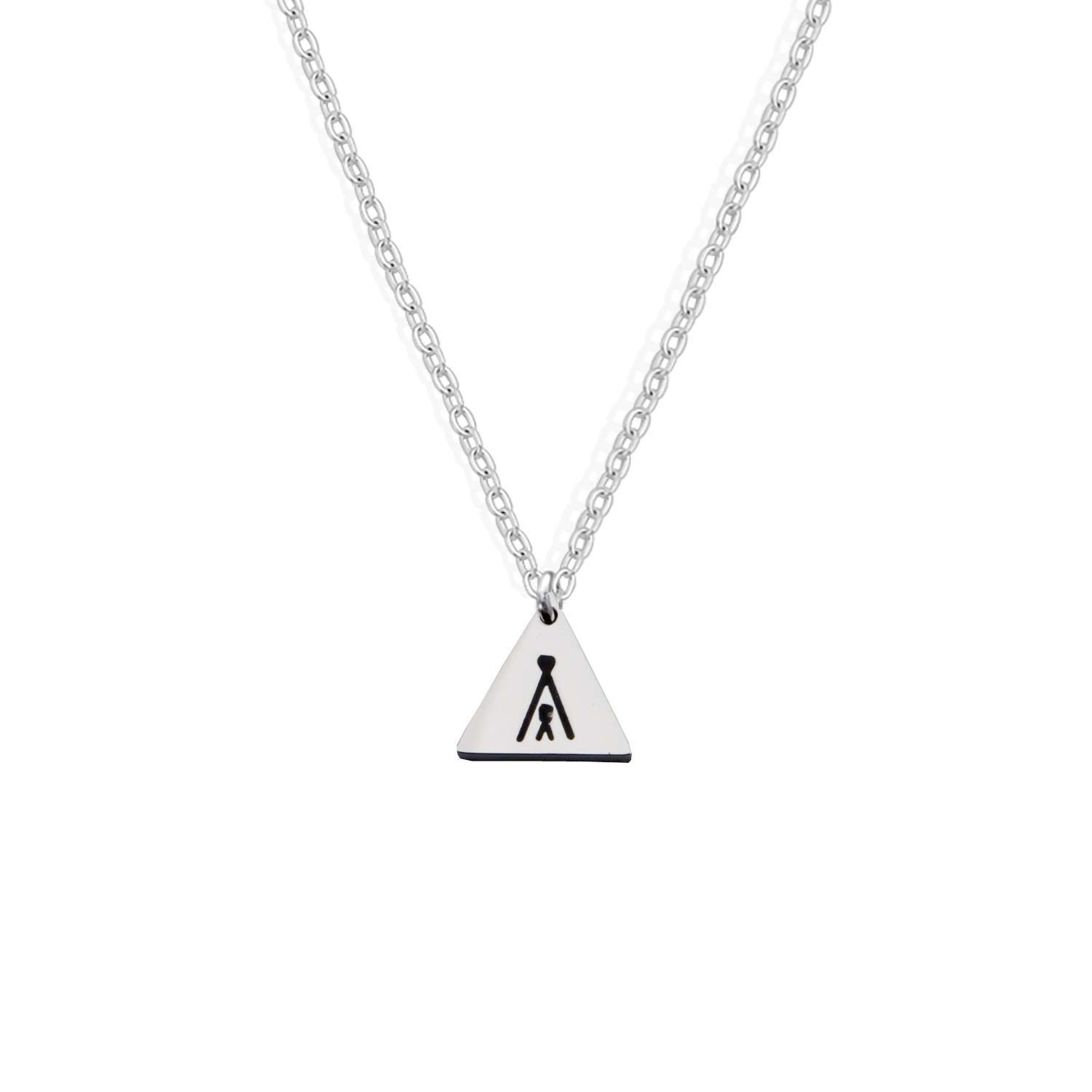 BNQL Triangle Teepee Necklace Love My Tribe Necklace