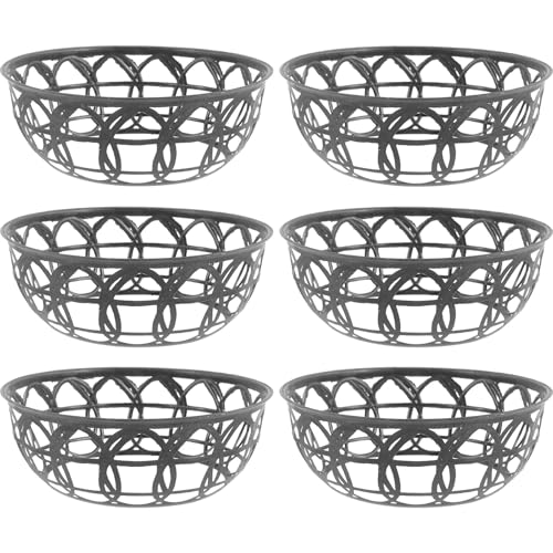 Healeved 6 Piezas Anillos Plásticos para Sombrero Cónico de Campesino, Aro Interior Negro Resistente para Bricolaje, Soporte Cómodo y Duradero, Accesorios para Sombreros de Verano