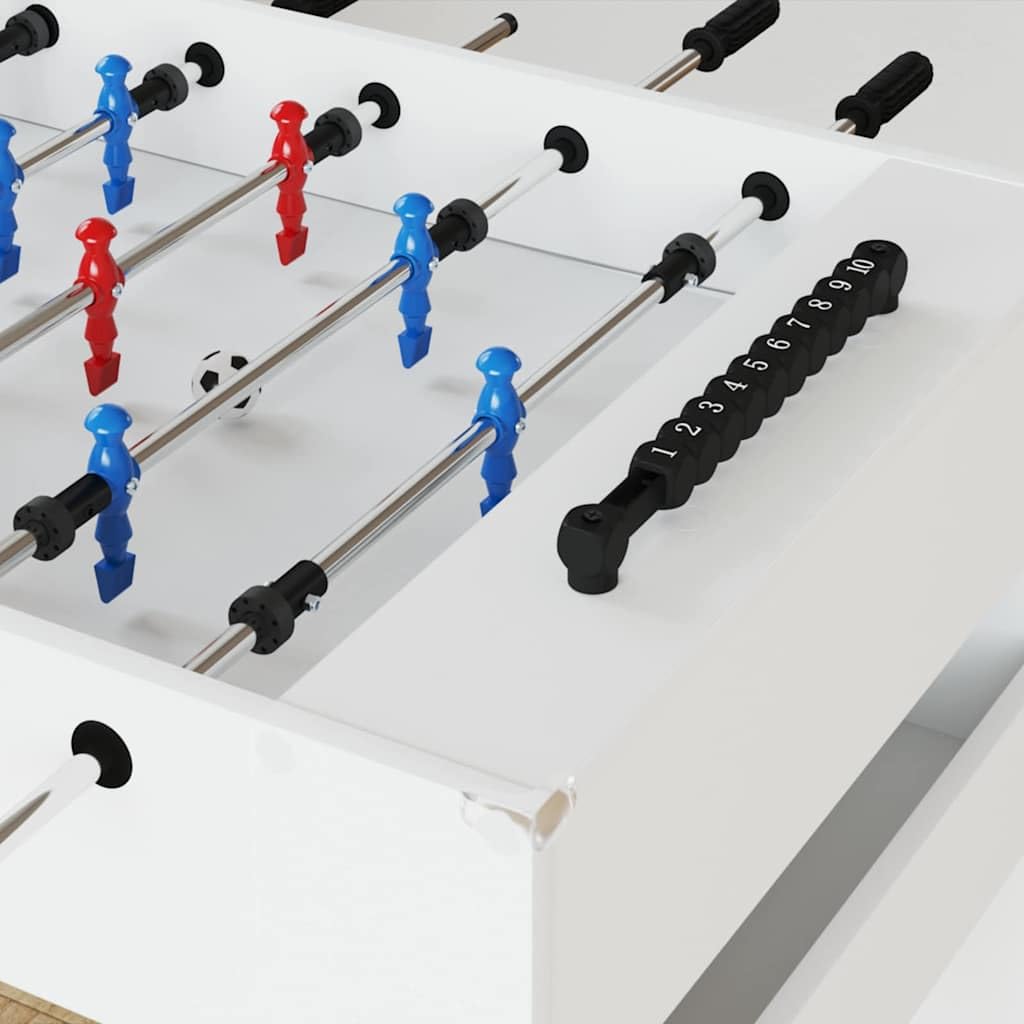 Genérico Mesa de Futbolín 125 x 60,5 x 80 cm Madera de ingeniería,Deportes,Juegos de Interior,Futbolín,Mesas de futbolín-858884