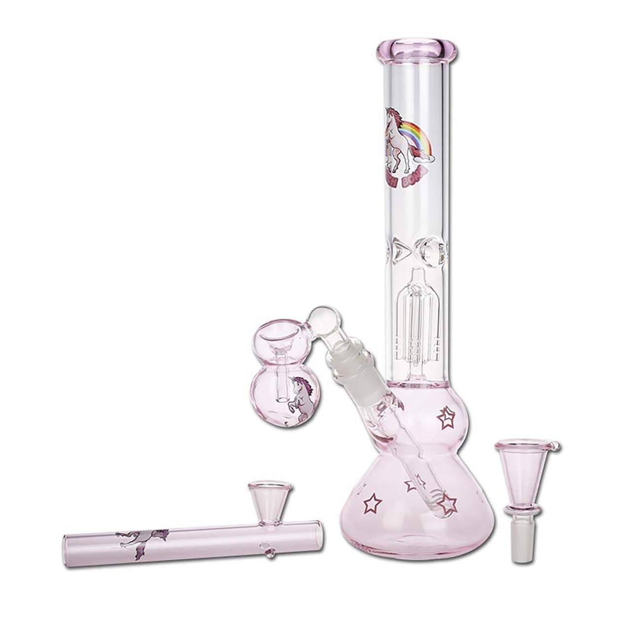 Black Leaf' 'Bitch Bong' koffer Bong Perkolator Ice - Normschliff: NS 19/14 (18,8 mm/14,5 mm)