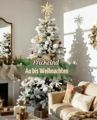 Luxspire Weihnachtsbaumspitze, beleuchteter Stern mit USB Fernbedienung, 10" klare Metall Dekoleuchte… – Ansicht 7