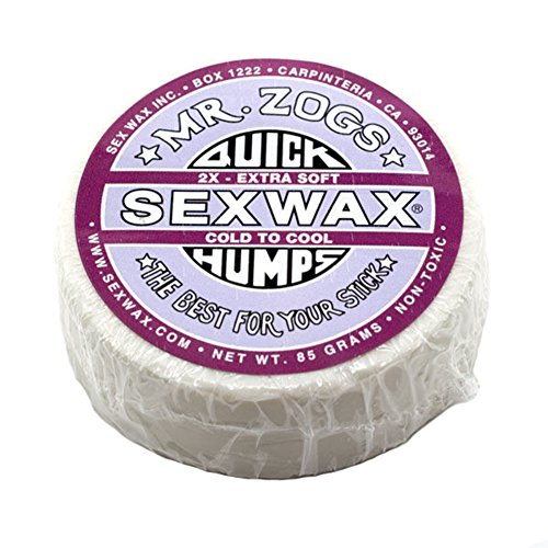 SexWax Quick Humps Mr Zogs Surfboard Wax / 2X Extra Soft - Purple