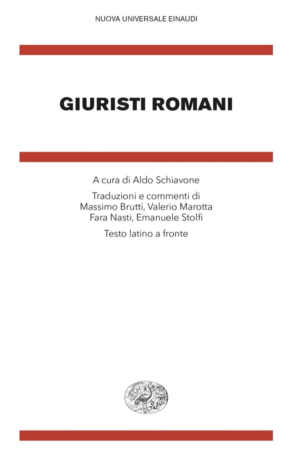 Giuristi Romani. Testo Latino A Fronte - 4