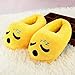 We pay your sales tax Cute Sleepy Sleep Slippers Plush Cotton Soft Warm Comfortable Indoor Bedroom Shoe for Big Kids & Women with Non-Skid Footpads B11802