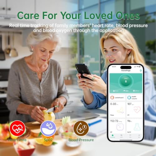 Image of Smart Ring for Women & Men, Health Tracker Ring, Fitness Tracker Ring