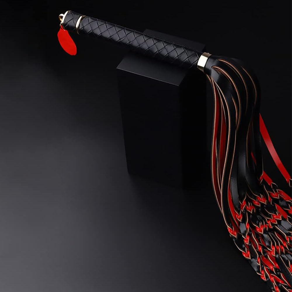 Handgefertigte Lederpeitsche Spanking Hochwertiges Leder Quastenpeitsche Massage Sm Leder Slave Flogger Peitsche Bdsm Sex Spielzeug Sklave Paare Erwachsene Frauen Sie Schmerzen Sex Spielzeug Zubehör