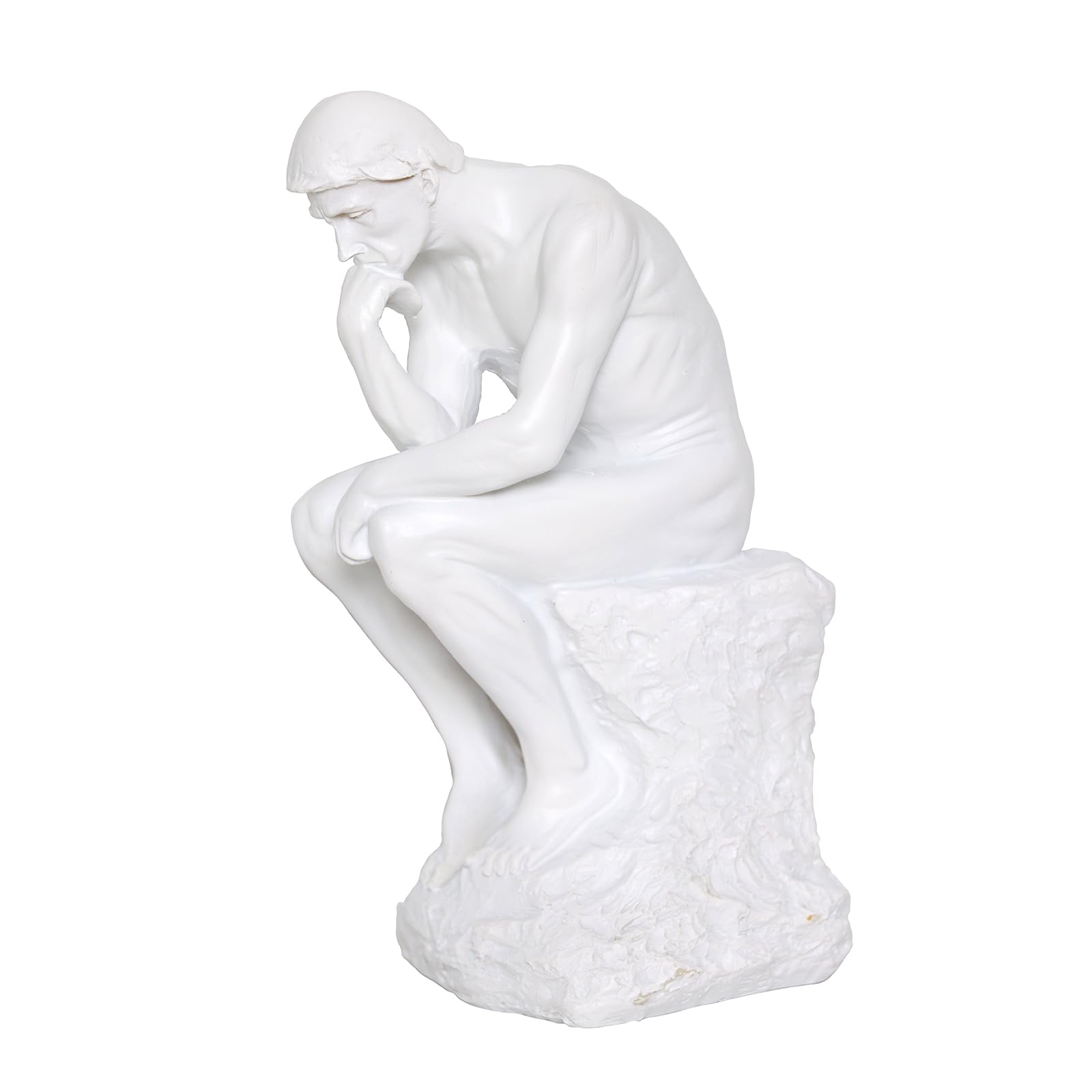 SAINWORDS Greek Roma Thinker Statue Figurine Art Culture Resin Sculpture Decor Home Decorations Living Room Book Shelf Cabinet Floating Board Office