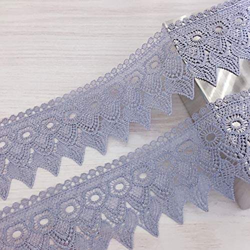 image for LEMOSUGAR 7 Yards Wide Lace Trims Lace Ribbon by The Yard Floral Vinta