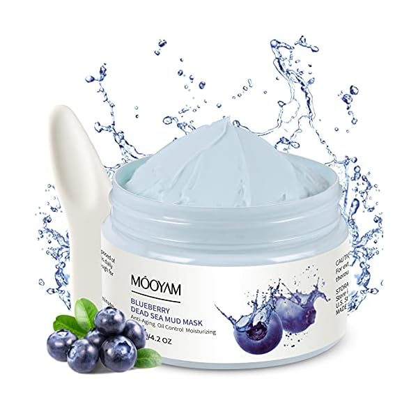 Dead-Sea-Mud-Mask-for-Face-Clay-Mask-Skincare-Blueberry-Vitamin-C-Clay-Mask-Purifying-Clay-Mask-Green-Tea-Natual-Bentonite-Healing-Clay-Mask-Blackhead-Remover-Deep-Cleansing-Hydrating-Facial-Gift Dead Sea Mud Mask for Face Clay Mask Skincare Blueberry Vitamin C Clay Mask Purifying Clay Mask Green Tea Natual Bentonite Healing Clay Mask Blackhead Remover Deep Cleansing Hydrating Facial Gift