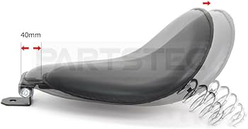 Amazon | MOTOR POWER バイクシート ブラック 汎用 ステー付