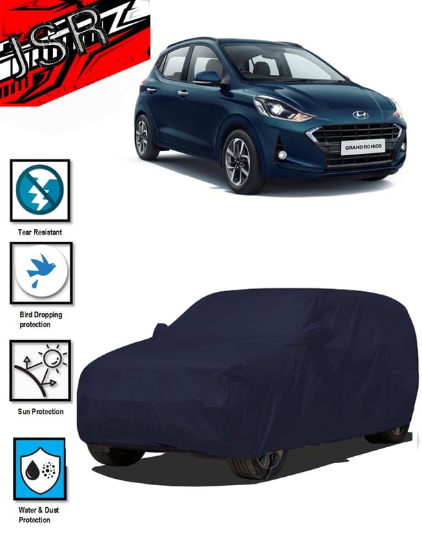 Image of J S R Waterproof Body Car Cover for Hyundai Grand I10 NIOS