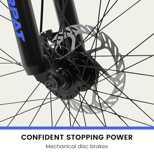 Image of Ecarpat 24 /26 /27.5 Inch Mountain Bike, Full /Front Suspension Mens Boys Mountain Bike with 21 Speed Steel Frame and Dual Disc Brakes, Adult Sport Bicycle for Trail City Road, Gift Choice