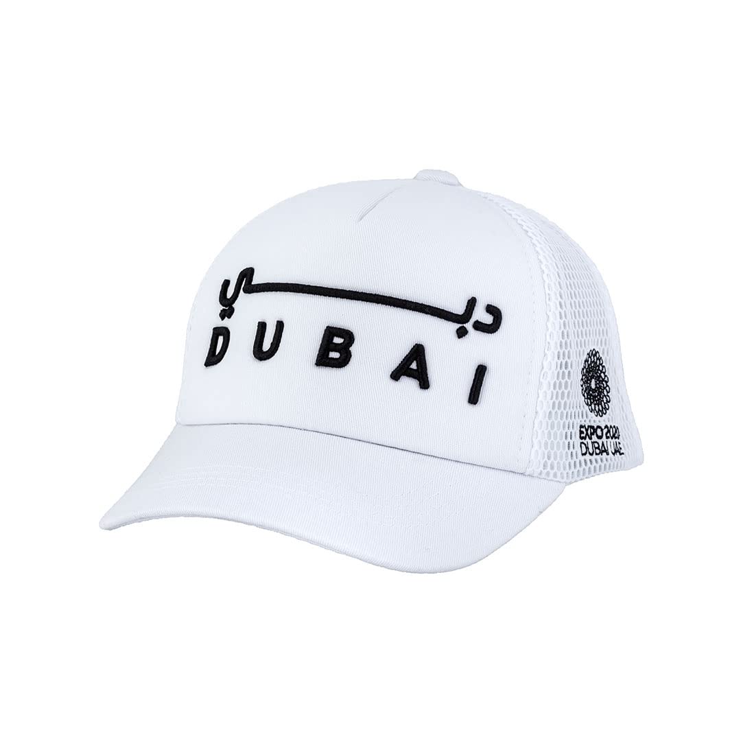 GenricExpo 2020 Bilingual Dubai Cap (Full White)