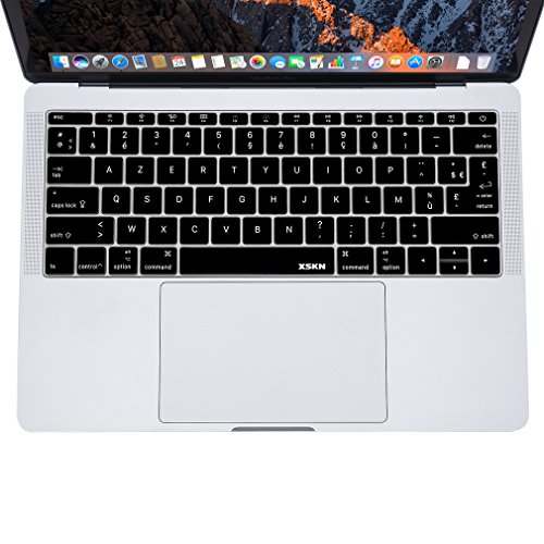 Protector de Teclado Silicona Black AZERTY MacBook 12'' A1534 miniatura 2