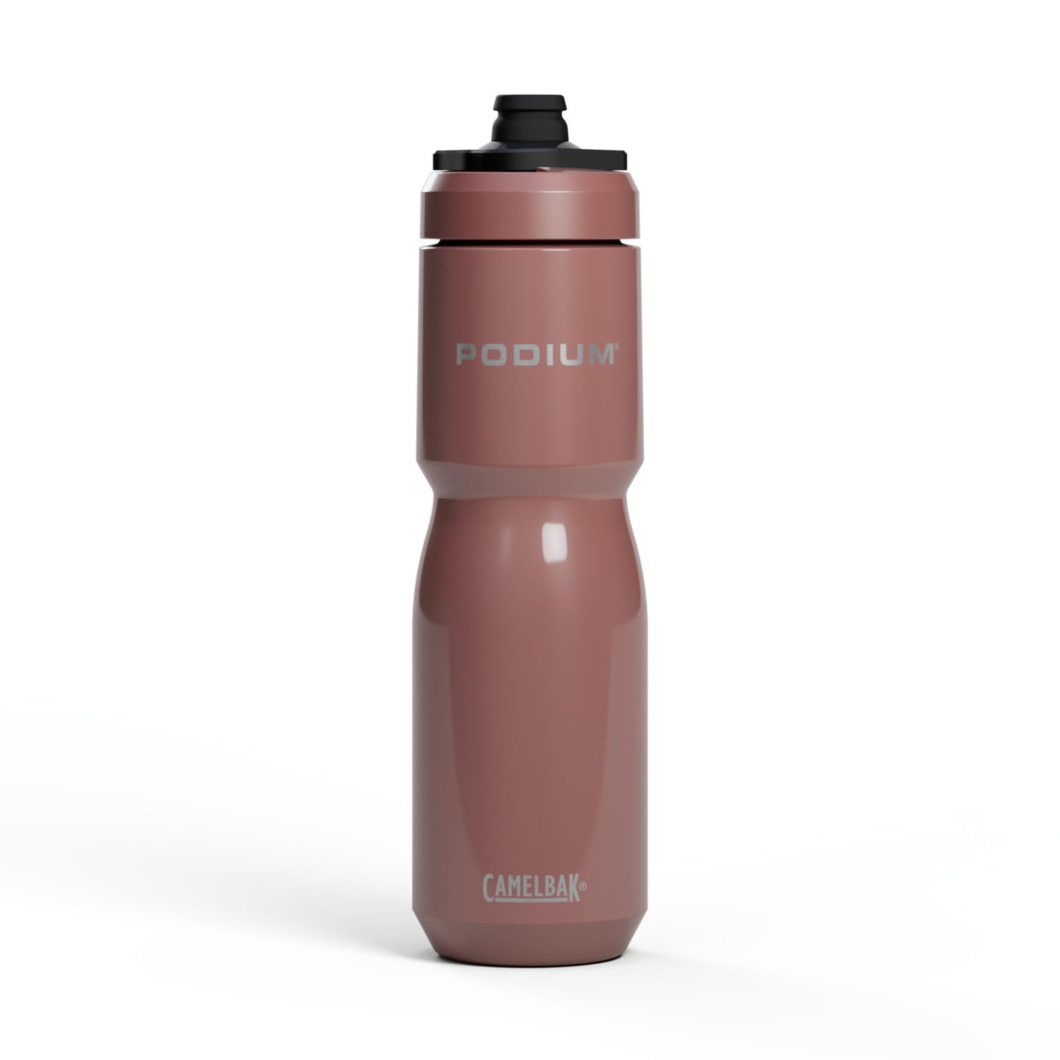 CAMELBAK PODIUM INSULATED STEEL 22OZ Fahrrad Trinkflasche – 18/8 Edelstahl – hohe Kapazität – doppelwandige Vakuumisolierung – auslaufsicher – hoher Durchfluss – Sierra Red, Größe: OS